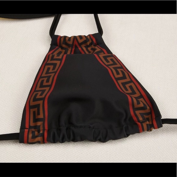 Brazilian Logo Inspired Black Shine Bikini - Picture 9 of 12